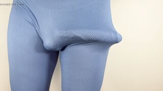 Phat dinky yam-sized pop-shot in trousers