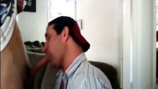 Elder Dude Deep throats XXL Man-meat of a Young Stud