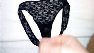 Ginormous Geyser of Jizm on Muddy Undies (barely legal Amateur Flick)