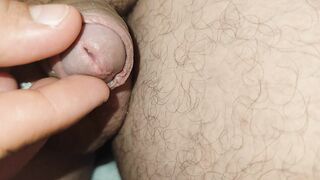 Chemical serum in the needle being presented into the stick.