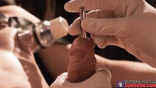 Jock Axels smooth ass got examined in depth in a rough fisting by handsome Master Ron