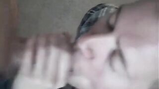 Big Cock Blowjob Leads to a Mouthful of Cum for Twink