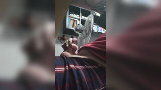 I jack off my huge dick while in next apartment my neighbors boink a plenty of and groan