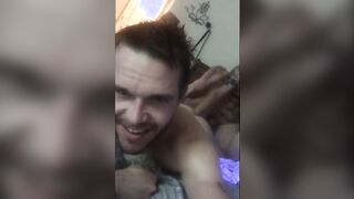 Daddy's Bareback Boy: Amateur Hunk Gets Dominated