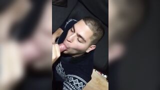 Cum-Covered Face: Amateur Blowjob and MasturbationAA