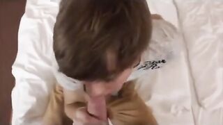 Bareback Blowjob: Russian Twinks Passionate Raw Fuck Session!