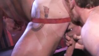 Matthew's closed fist is pushing through Mason's ass, and Mason begs for more and mor