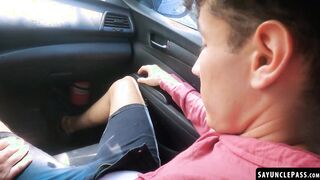 Horny Rodrigo El Santo fucks his very familiar passenger Sebas Gold