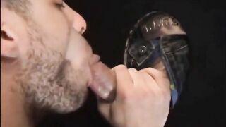 Glory Hole BJ for Big Cock Amateur