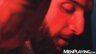 Hunk Rocky Vallarta devours Tony D'Angelos cock through a gloryhole