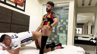 Soccer bros fucking after game