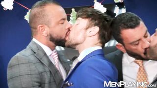 Bottom Drew Dixon is double penetrated by Diego Reyes and Sir Peter