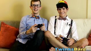 Jacobs willing ass bareback swallows Jaspers cock with ease