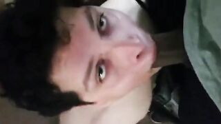 Big Cock Interracial Amateur Fucks Lil' Twink Bruno