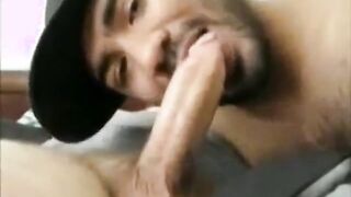 Twink Cock Sucking by Hunk with Perfect Lips6666