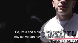 Hot Latino bottom picked up and stuffed with bare dick