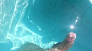 Swimming Pool Masturbation Hands Free Orgasm5555