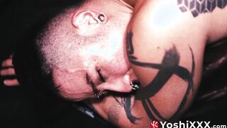 Yoshi Kawasaki powerful sex drive is just out of control so he fucks himself with dil