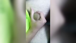 First-Time Outdoor Cumming (Huge Load)