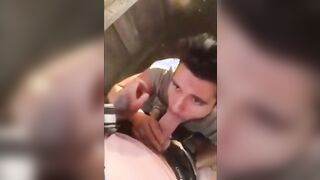 Cute Latin Hunk Sucks Big Cock and Eats Cum