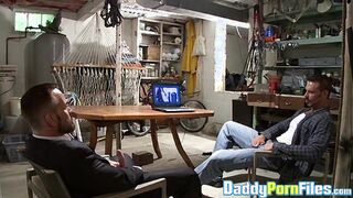 Colin Steele pounds Matthew Ford as pals jack to the live action