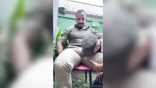 BrunoZL sucking hung military dad