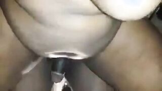 Fat Black Amateur Bareback