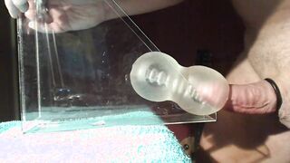 Daddy's Fleshlight Gets Filled with a Huge Load