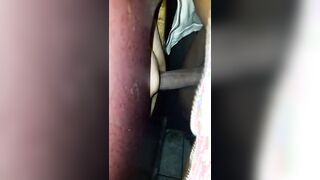 Amateur Interracial Bareback with a Big Cock at the Glory Hole