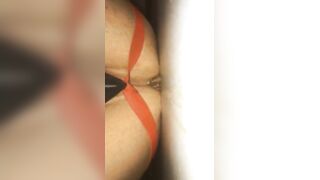 Cummy Hole Penetrated by a Skinny Sex Toy7