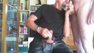 Old-Young Blowjob and Masturbation Amateur Video1