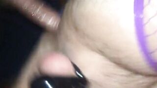 Sissy in Chastity Device Takes Bareback Fuck555555