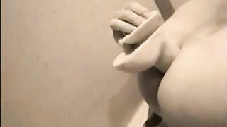 Twink Takes a Big Dildo Balls Deep1w