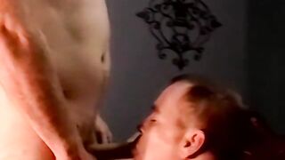 Chubby mature sucks cock and tastes hot sticky spunk