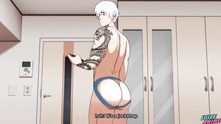 MIKE JUST WANTS TO SIT ON HIS HETERO BRO-IN-LAW'S MANMEAT - anime anime porn yaoi