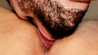 Macro shot Eating and Letting His Booty Raw For My Knob