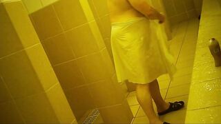 Bears Caught Naked in the Pool Shower