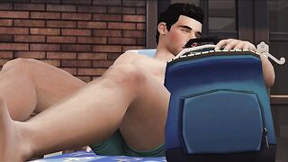 SIMS four - Gargling My Naughty Gay-for-pay Greatest Acquaintance's Manmeat