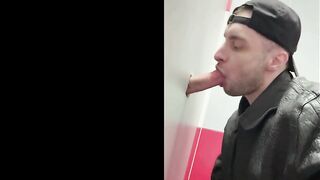 Scally Chav Guy in Leather Jacket Attempt Glory Fuckhole in the First-ever Time