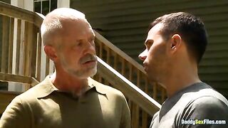 DaddysexFiles: Conner Habib gets on all fours and bj's his stepparent Allen Silvers wiry beef whistle