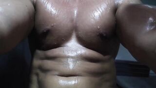 POINT OF VIEW Father nails you and showers his sweat over you