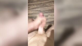 18yo red-hot Youngster Getting off with Mighty Yells - Massive Jizz shot!