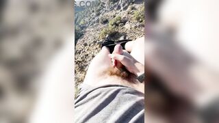 Teenie drains off in PUBLIC National Park