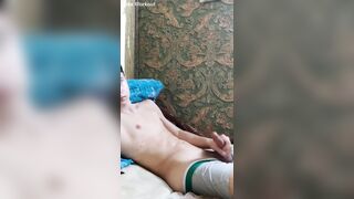 Lean dude on sofa