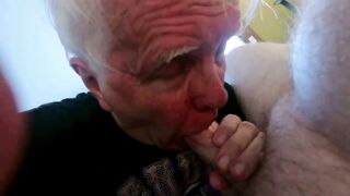 Granddad Amputee Gives Long, Patient Head to a Rock Rock hard Trunk - Part 1
