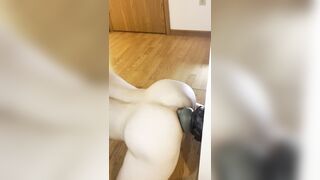 working out my bussy with fake penises and going knuckle deep