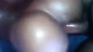 Phat Black Booty Bareback