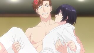 Power top lifts nerd for hotel ass fuck and wild creampie ○ HENTAI Porn