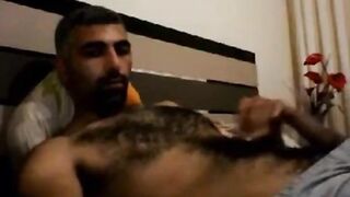 Hairy Horny Daddy Strokes His Big Cock45rt