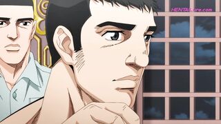 Bara dads rimmed and pounded in front of their army ◌ Gay Anime Porn